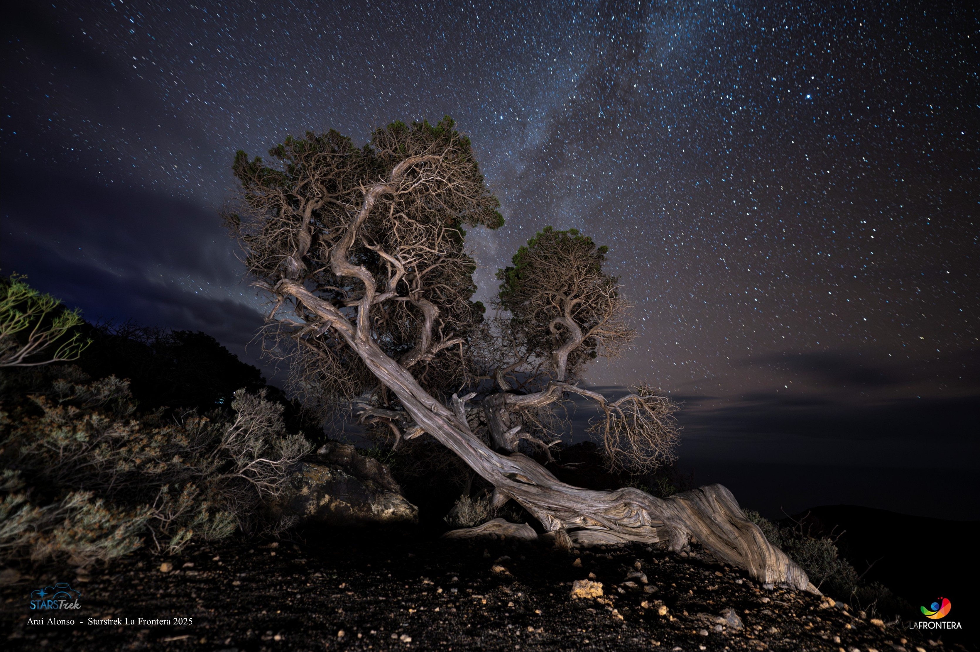 El fotógrafo Arai Alonso gana el premio a la mejor colección del concurso de Fotografía Nocturna Starstrek La Frontera 2025